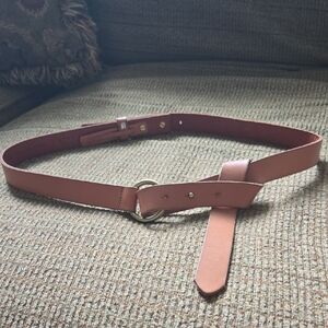 NEW Ann Taylor Loft Brown Leather Belt M L